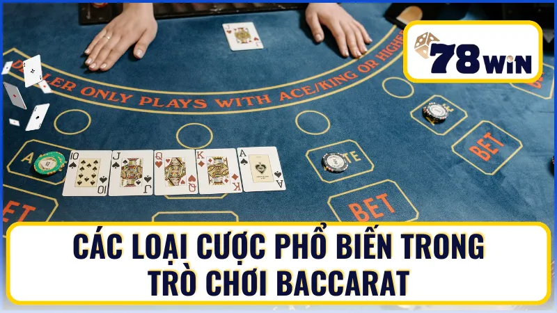 Khám phá các loại cược phổ biến trong trò chơi Baccarat